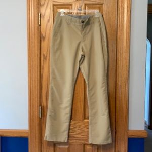 Under Armour Men’s Boys Khaki Golf pants 30 30